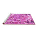 Sideview of Machine Washable Animal Pink Traditional Rug, wshtr4557pnk