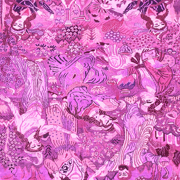 Animal Pink Traditional Rug, tr4557pnk