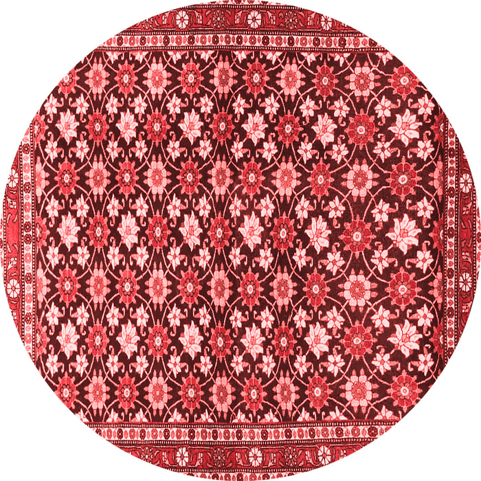 Machine Washable Persian Red Traditional Rug, wshtr4558red