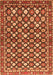 Persian Orange Traditional Rug, tr4558org