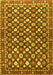 Persian Yellow Traditional Rug, tr4558yw