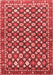 Persian Red Traditional Area Rugs