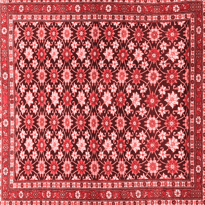 Machine Washable Persian Red Traditional Rug, wshtr4558red