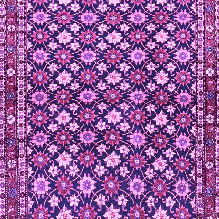 Machine Washable Persian Purple Traditional Area Rugs, wshtr4558pur