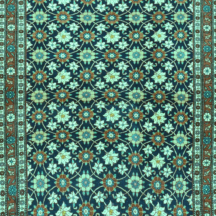 Persian Turquoise Traditional Rug, tr4558turq