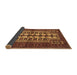 Sideview of Persian Brown Traditional Rug, tr4559brn