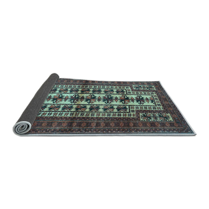Sideview of Persian Light Blue Traditional Rug, tr4559lblu