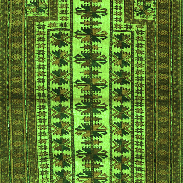 Serging Thickness of Machine Washable Persian Green Traditional Area Rugs, wshtr4559grn