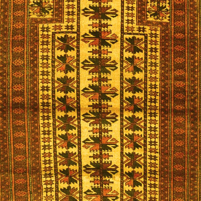 Machine Washable Persian Yellow Traditional Rug, wshtr4559yw