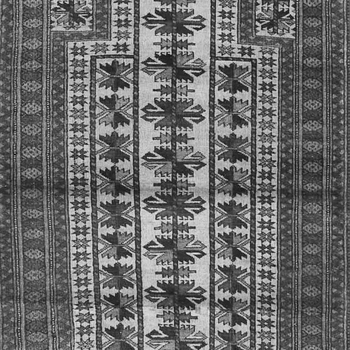 Serging Thickness of Machine Washable Persian Gray Traditional Rug, wshtr4559gry