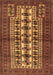 Machine Washable Persian Brown Traditional Rug, wshtr4559brn