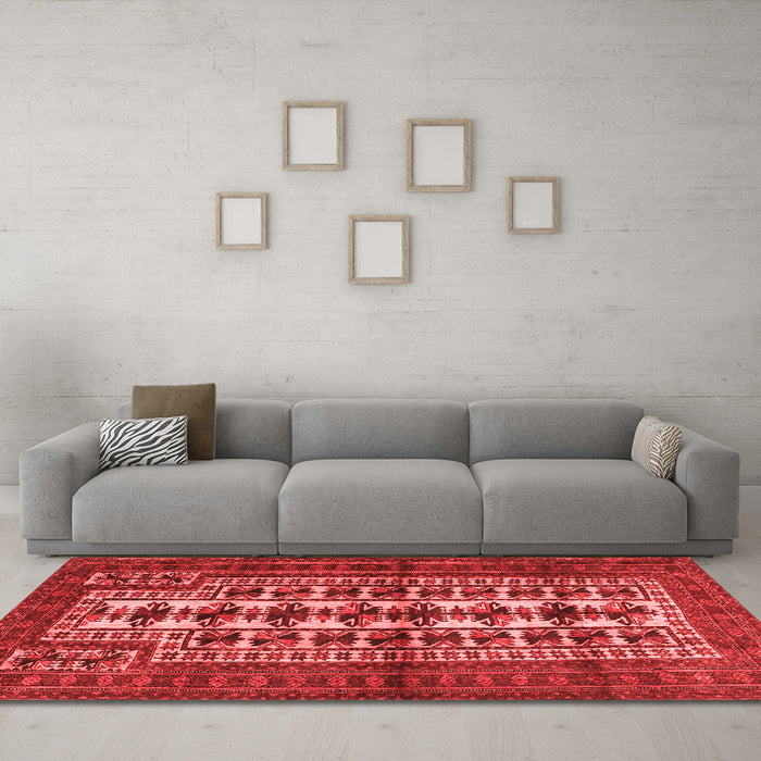 Traditional Red Washable Rugs