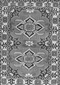 Geometric Gray Traditional Rug, tr455gry