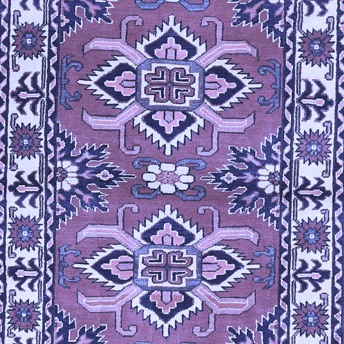 Geometric Blue Traditional Rug, tr455blu