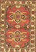 Geometric Brown Traditional Rug, tr455brn