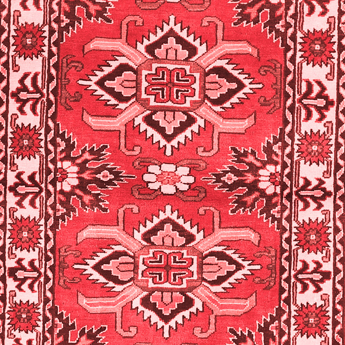 Geometric Red Traditional Area Rugs