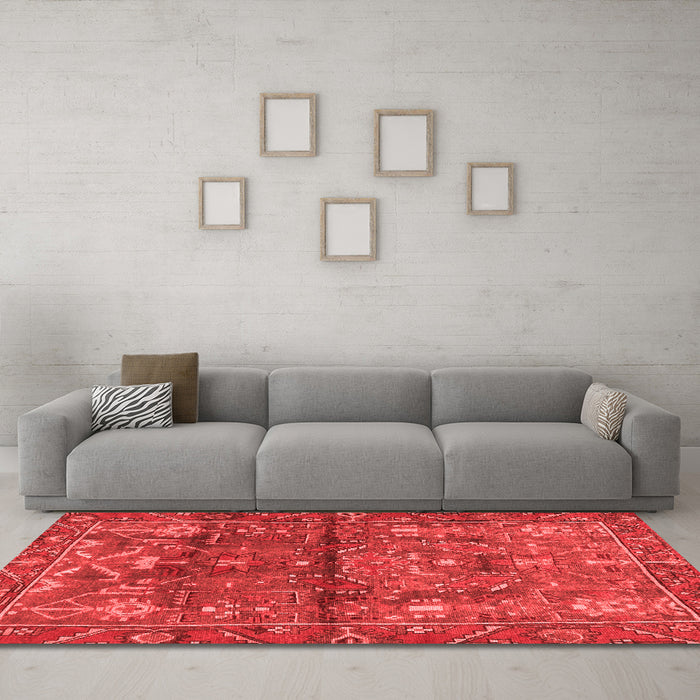 Traditional Red Washable Rugs