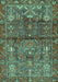 Persian Turquoise Traditional Rug, tr4560turq