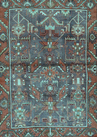 Persian Light Blue Traditional Rug, tr4560lblu