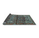 Sideview of Persian Light Blue Traditional Rug, tr4560lblu