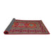 Sideview of Traditional Dark Almond Brown Persian Rug, tr4561