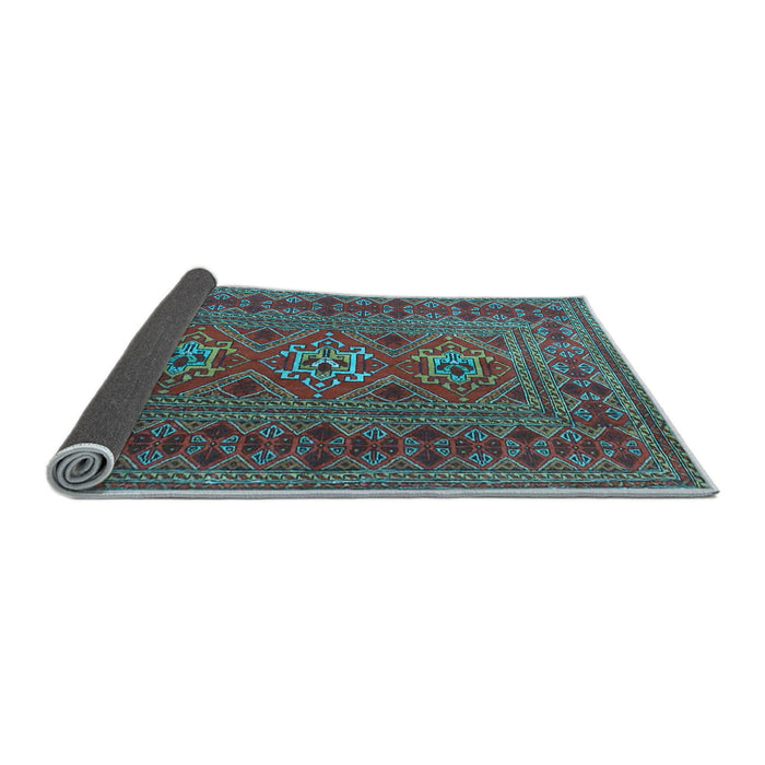 Sideview of Persian Light Blue Traditional Rug, tr4561lblu