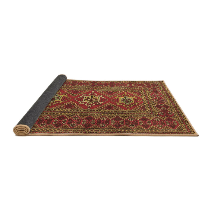 Sideview of Persian Brown Traditional Rug, tr4561brn