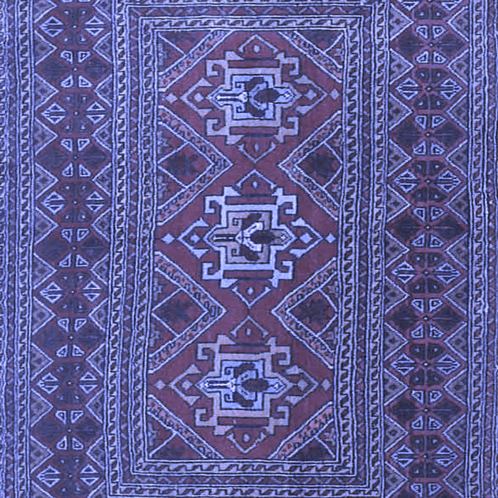 Machine Washable Persian Blue Traditional Rug, wshtr4561blu