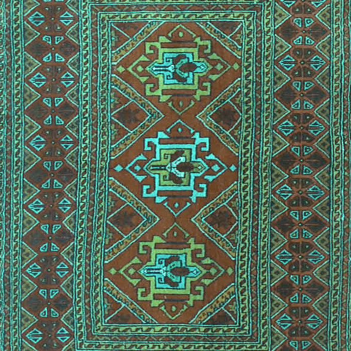 Machine Washable Persian Turquoise Traditional Area Rugs, wshtr4561turq