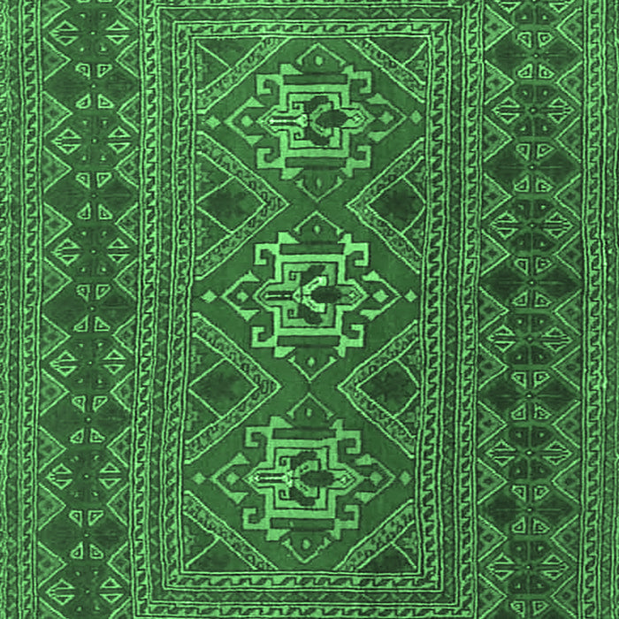 Machine Washable Persian Emerald Green Traditional Area Rugs, wshtr4561emgrn