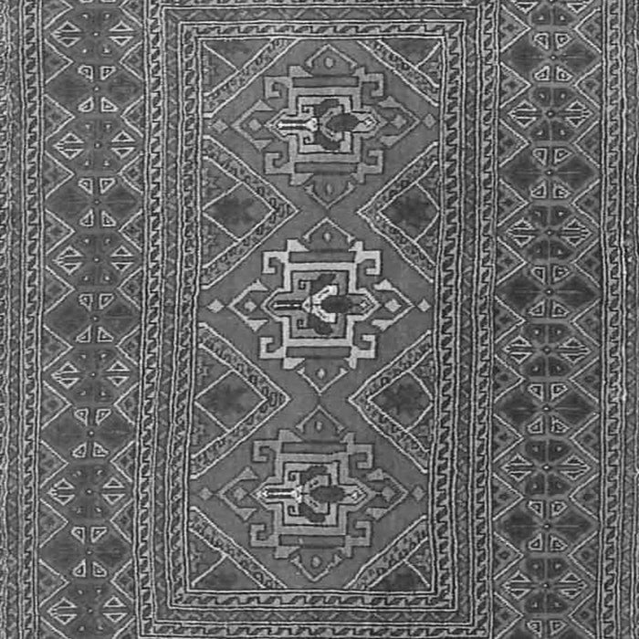 Serging Thickness of Machine Washable Persian Gray Traditional Rug, wshtr4561gry