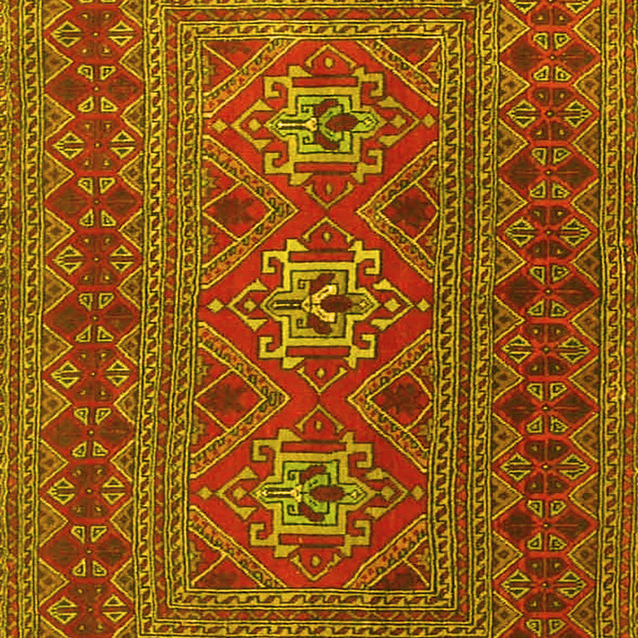 Machine Washable Persian Yellow Traditional Rug, wshtr4561yw