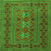Serging Thickness of Persian Green Traditional Rug, tr4561grn