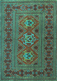 Persian Turquoise Traditional Rug, tr4561turq