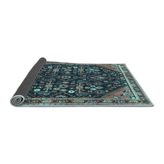 Sideview of Persian Light Blue Traditional Rug, tr4562lblu