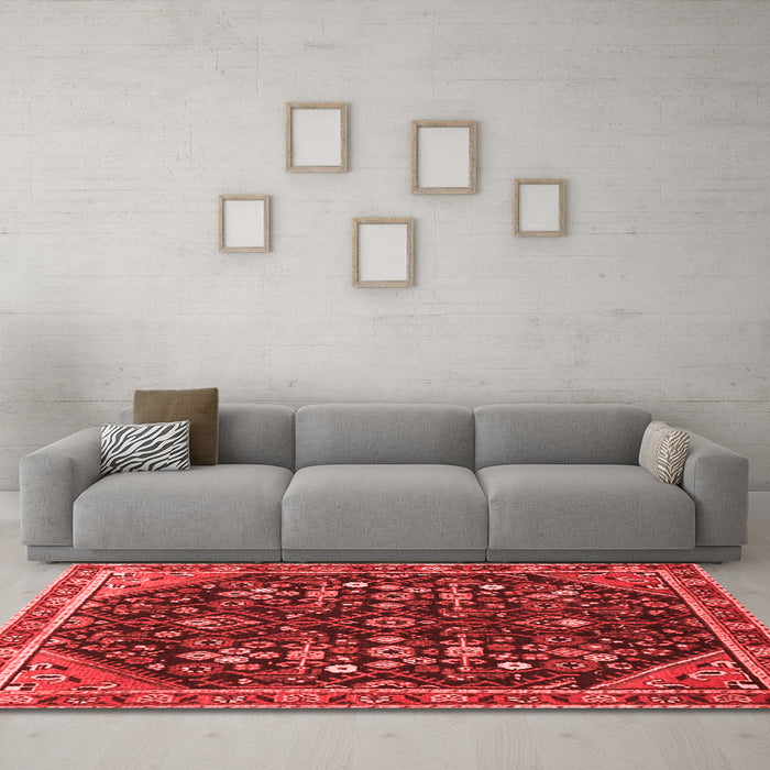 Traditional Red Washable Rugs