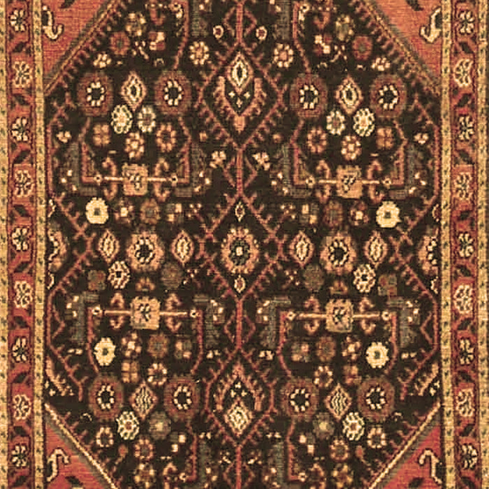 Machine Washable Persian Brown Traditional Rug, wshtr4562brn