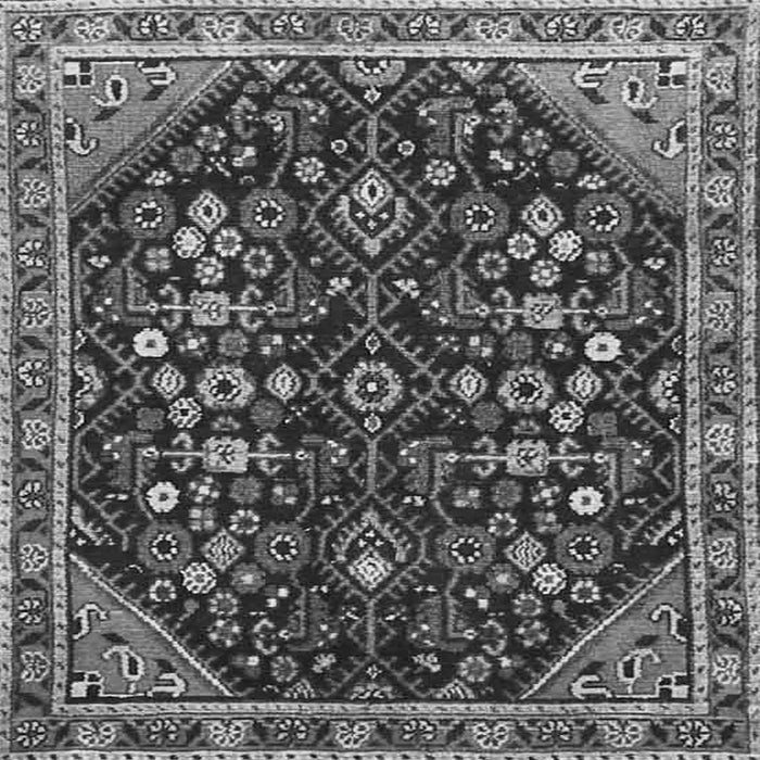 Serging Thickness of Persian Gray Traditional Rug, tr4562gry