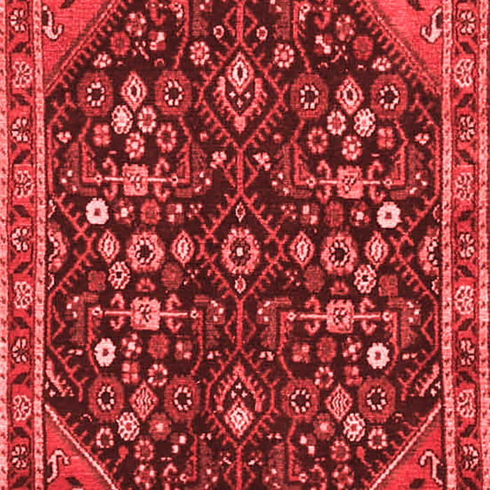 Machine Washable Persian Red Traditional Rug, wshtr4562red