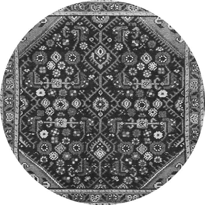 Square Persian Gray Traditional Rug, tr4562gry