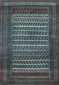 Persian Light Blue Traditional Rug, tr4563lblu