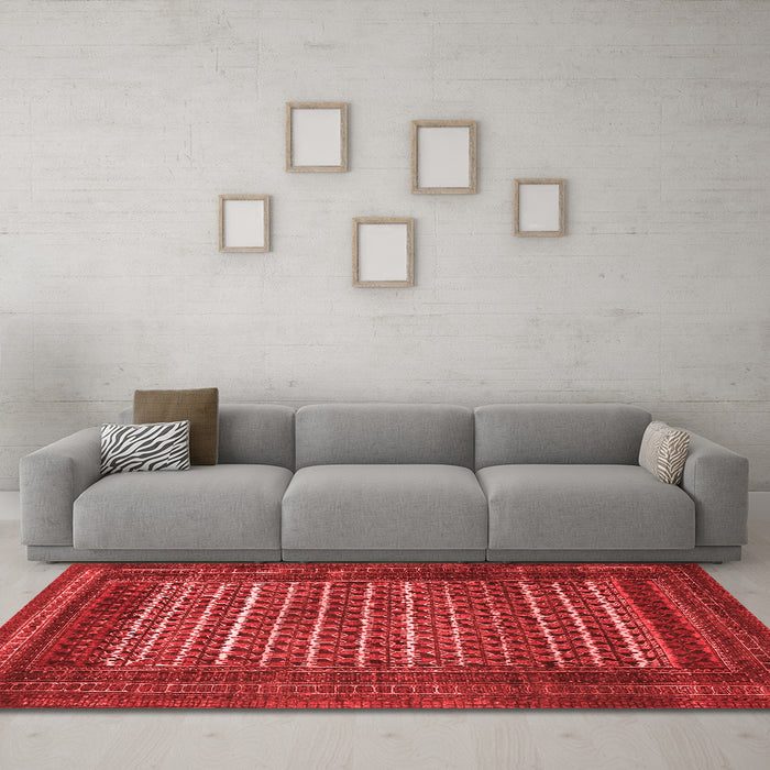 Traditional Red Washable Rugs