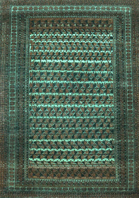 Persian Turquoise Traditional Rug, tr4563turq