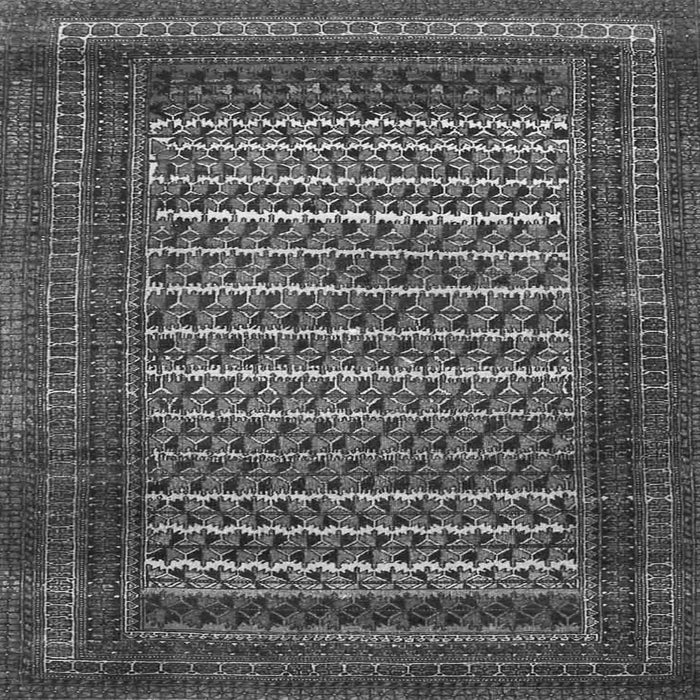 Serging Thickness of Persian Gray Traditional Rug, tr4563gry