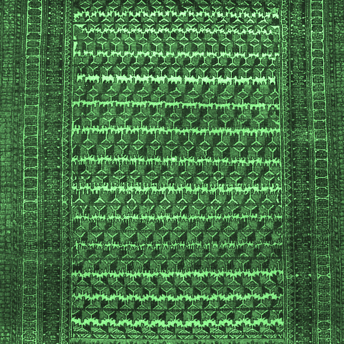 Machine Washable Persian Emerald Green Traditional Area Rugs, wshtr4563emgrn