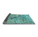 Sideview of Animal Light Blue Traditional Rug, tr4564lblu