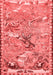 Animal Red Traditional Area Rugs