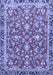 Machine Washable Persian Blue Traditional Rug, wshtr4565blu