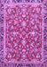 Machine Washable Persian Purple Traditional Area Rugs, wshtr4565pur