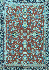 Persian Light Blue Traditional Rug, tr4565lblu